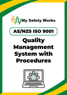 AS/NZS ISO 9001 Quality Management System with 12 Procedures