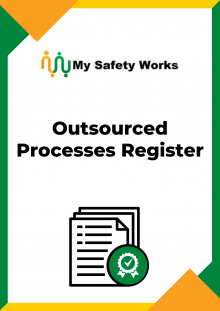 Outsourced Processes Register