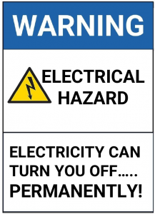 Electrical Warning Sign