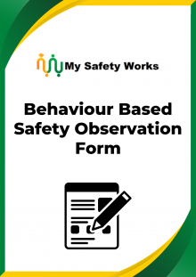 Behaviour Based Safety Observation Form