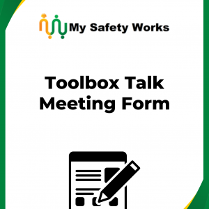 Toolbox Talk Meeting Form