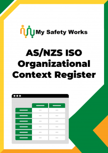 AS/NZS ISO Organizational Context Register
