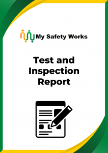 32. Test and Inspection Report