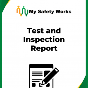 32. Test and Inspection Report