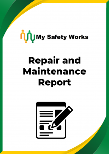 Repair and Maintenance Report