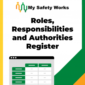 Roles, Responsibilities and Authorities Register