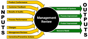 Management Review Inputs and Outputs