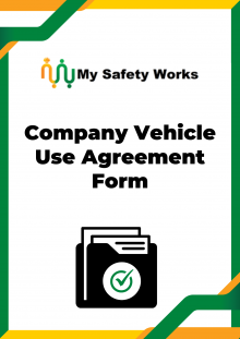 Company Vehicle Use Agreement Form