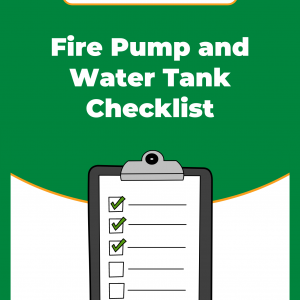 Fire Pump and Water Tank Checklist