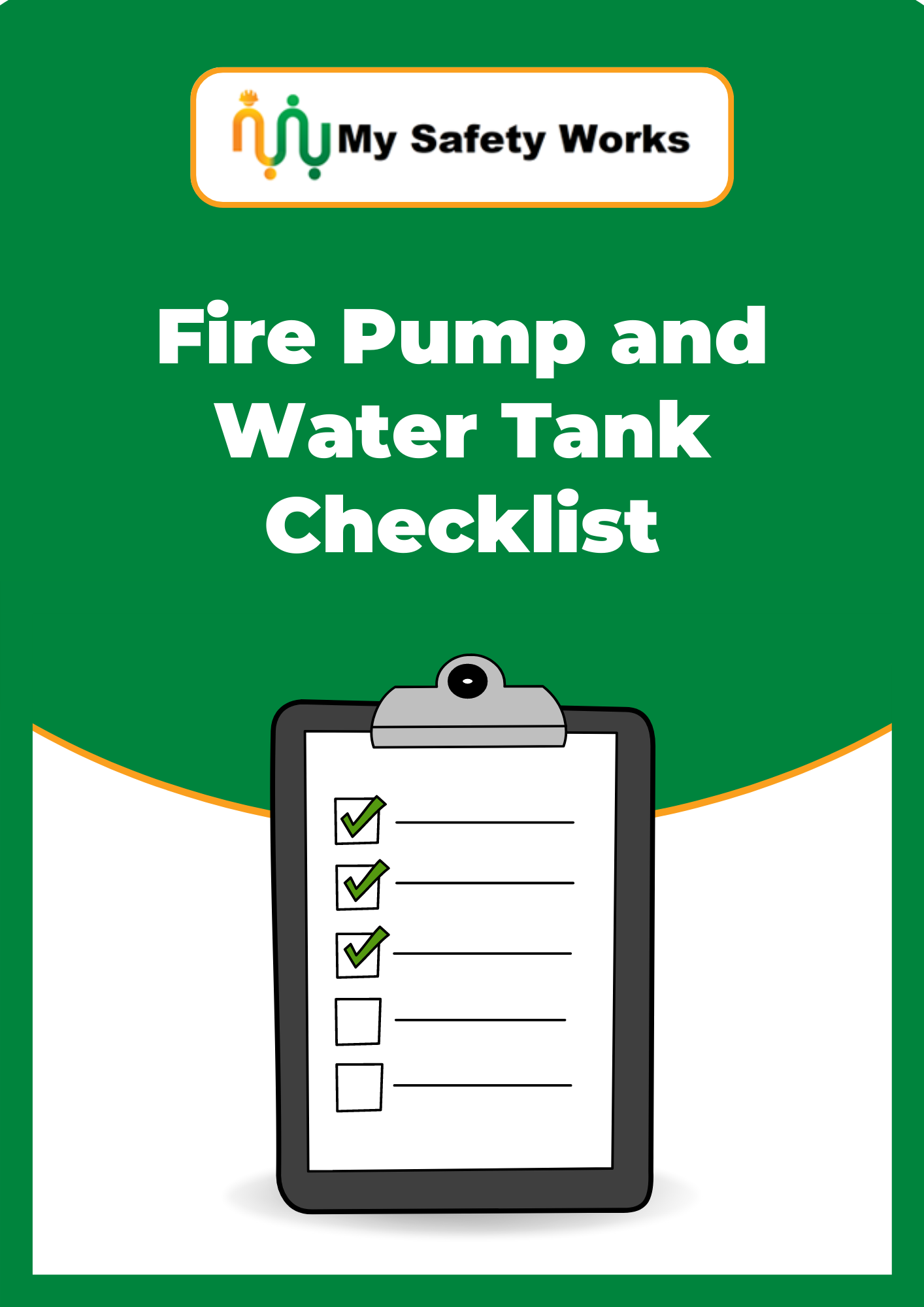 Fire Pump and Water Tank Checklist My Safety Works