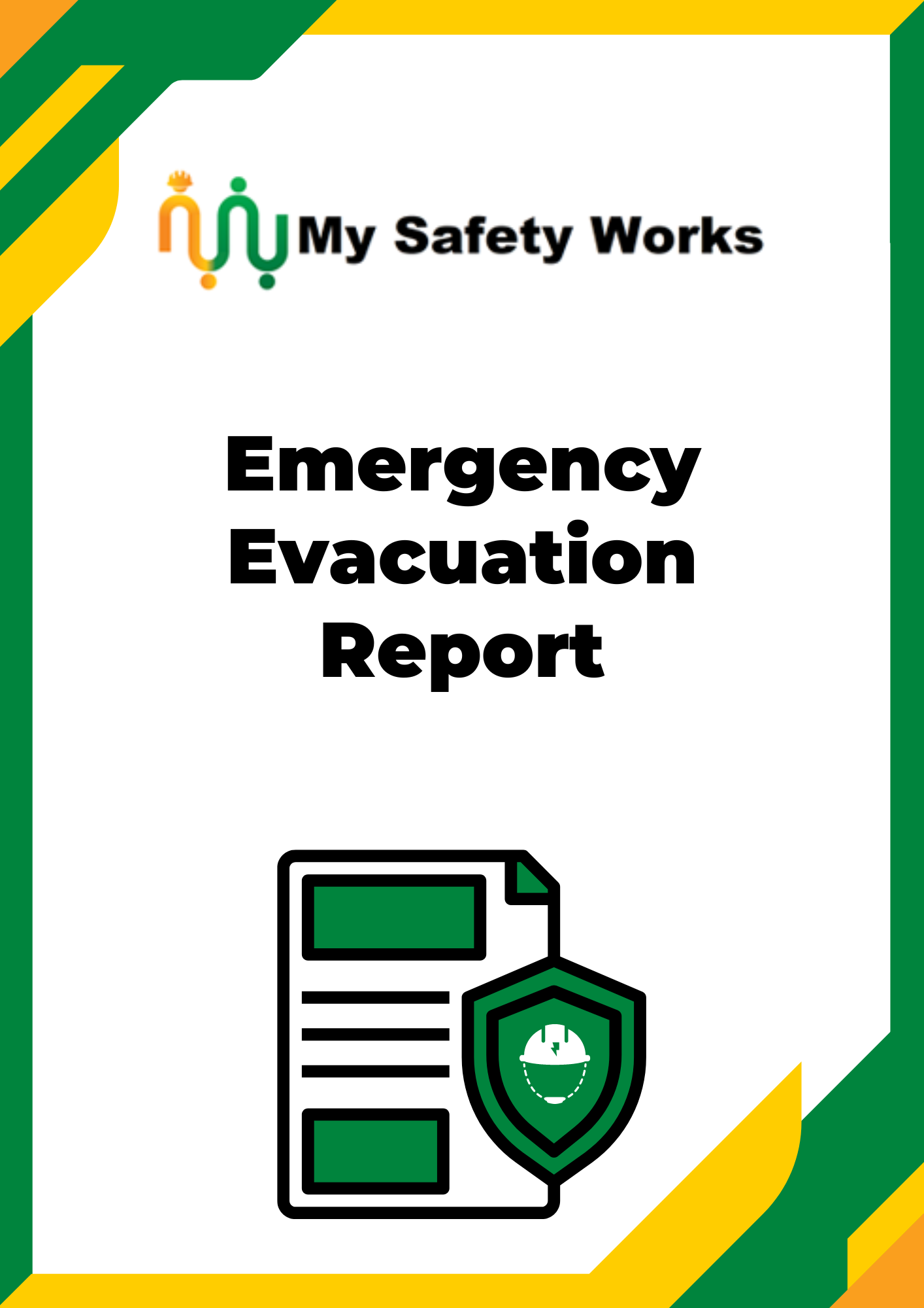 Complete Fire Evacuation Plan Policy Template: Editable Word