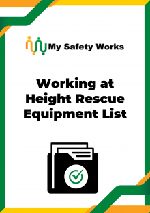 Working at Height Rescue Equipment List