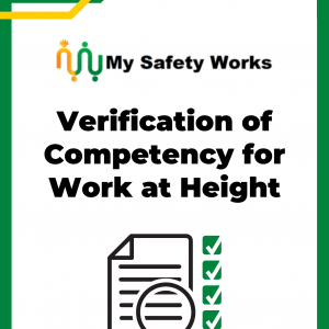 Verification of Competency for Work at Height
