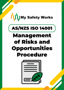 AS/NZS ISO 14001 Risk and Opportunity Management