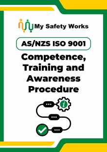 AS/NZS ISO 9001 Competence, Training and Awareness Procedure