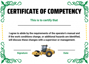 Roller Verification of Competency