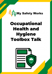 Occupational Health and Hygiene Toolbox Talk