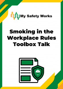 Smoking in the Workplace Rules Toolbox Talk