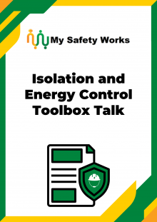 Isolation and Energy Control Toolbox Talk