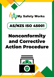 AS/NZS ISO 45001 Nonconformity and Corrective Action Procedure