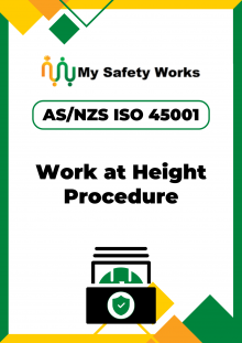 AS/NZS ISO 45001 Work at Height Procedure
