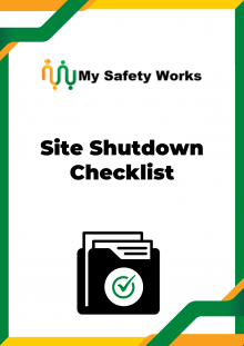 Site Shutdown Checklist