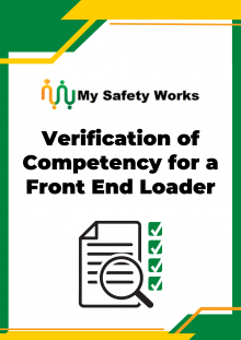 Verification of Competency for a Front End Loader