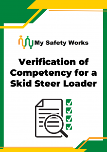 Verification of Competency for a Skid Steer Loader