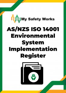 AS/NZS ISO 14001 Environmental Management System Implementation Register