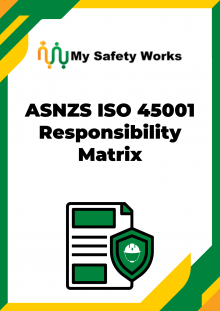 AS/NZS ISO 45001 Responsibility Matrix
