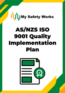 AS/NZS ISO 9001 Quality Implementation Plan